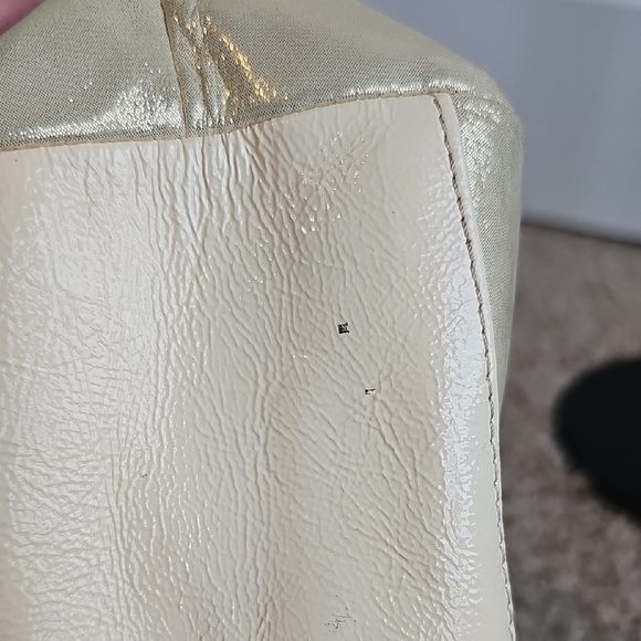 Coach 2010 Poppy Glam Metallic Gold and Tan Tote Bag - Picture 15 of 16